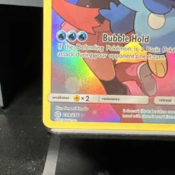 Pokemon Piplup Secret Rare Full Art Holo 239/236 SM Cosmic Eclipse - Image 4