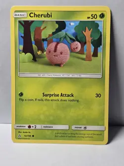 Cherubi 10/156 Common Ultra Prism Pokemon Lightly Played - Image 1