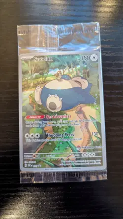 Sealed - Pokemon Snorlax SVP051 Scarlet Violet Promo Pokemon Center Exclusive - Image 1