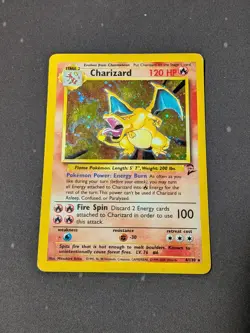 Pokemon TCG Charizard (4/130) [Base Set 2] - DAMAGED - Image 1