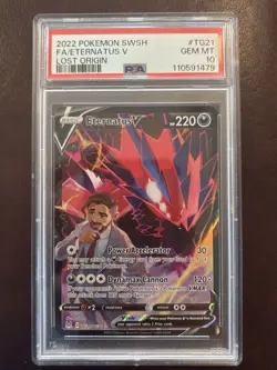 Pokemon TCG Eternatus v Lost Origin Trainer Gallery, Ultra Rare, TG21/TG30 - Image 1