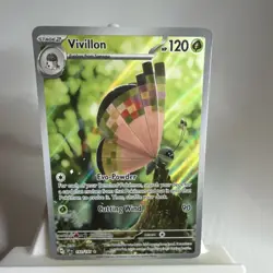 Vivillon 193/191 Surging Sparks Illustration Rare Full Art Pokemon NM - Image 1