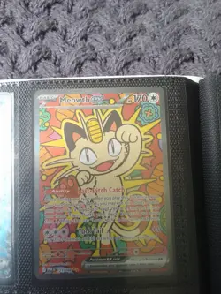 Pokemon TCG Meowth Ex 121/088 Perfect Order Holo special illustration rare - Image 1