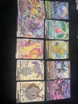 Pokemon TCG V & VMAX Lot – Pikachu, Regieleki VMAX, Calyrex VMAX, Rotom V + More - Image 1