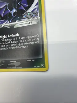 Dark Golbat 34/109 LP Reverse Holo STAMPED Team Rocket Returns 2004 Pokemon TCG - Image 3