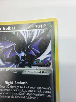 Dark Golbat 34/109 LP Reverse Holo STAMPED Team Rocket Returns 2004 Pokemon TCG - Image 4