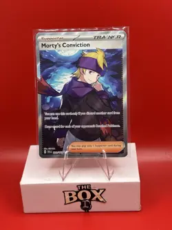 Pokemon Morty's Conviction Full Art Foil SV05: Temporal Forces 201/162 - Image 1