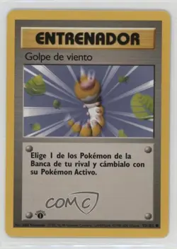 Gust of Wind Spanish 1st Ed. Pokemon Base Set #93 1999 - Image 1