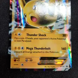Pokemon TCG Pikachu EX Holo XY Black Star Promo English Lightly Played XY174 - Image 3