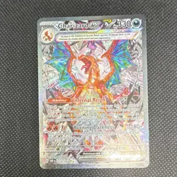 Pokemon Charizard ex 223/197 SV03 Obsidian Flames Illustration Rare Holo 330HP - Image 1