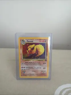 Pokemon TCG Flareon Jungle 3/64 Holo Unlimited Holo Rare - Image 1