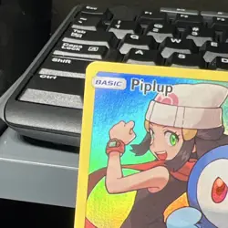 Pokemon Piplup Secret Rare Full Art Holo 239/236 SM Cosmic Eclipse - Image 5
