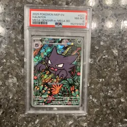 2025 Pokemon MEP EN Haunter Mega Gengar Ex Mega BD Psa 8 Fresh Slab!!! - Image 3
