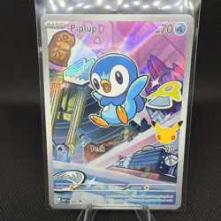 Pokemon PIPLUP MEP 042 Ascended Heroes - 1st Partner FULL ART PROMO - MINT - Image 1