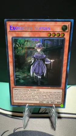 Exosister Sophia MP23-EN255 Prismatic Secret Rare Yu-Gi-Oh 1st Edition LP - Image 1