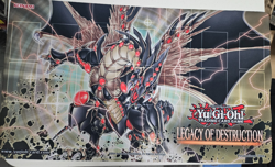 Yu-Gi-Oh! - Legacy of Destruction Playmat - Sneak Peek - Prerelease Event - Image 1