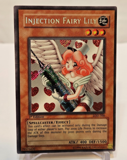 Injection Fairy Lily LOD-100 Secret Rare 1st Edition Yugioh 1611 - Image 1