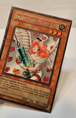 Injection Fairy Lily LOD-100 Secret Rare 1st Edition Yugioh 1611 - Image 3