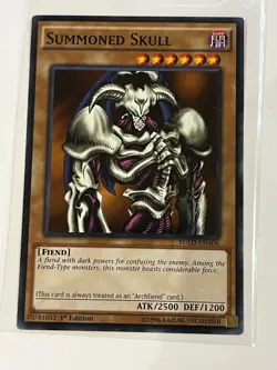 2016 Yu-Gi-Oh! 1st Edition Summoned Skull #YGLD-ENA06 - Image 1