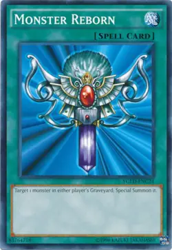 Monster Reborn - YGLD-ENC24 - Common - Unlimited Edition - Damaged - Yugi's Lege - Image 1