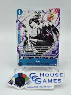 Izo (Parallel) - One Piece TCG ST22-002 SR NM Foil *CCGHouse* RC - Image 1