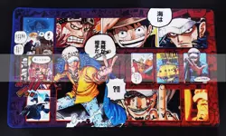 One Piece - Trafalgar D. Water Law Playmat Mouse pad with Stitched edges - Image 1