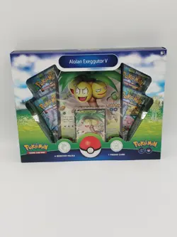 Pokemon Go Alolan Exeggutor V Box TCG Factory Sealed New - Image 1