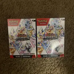 Pokemon TCG Prismatic Evolutions Booster Bundle LOT OF 2 *BRAND NEW SEALED* - Image 1