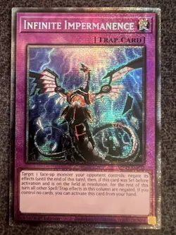 Yugioh Infinite Impermanence MP25-EN032 Starlight Rare 1st edition NM - Image 1