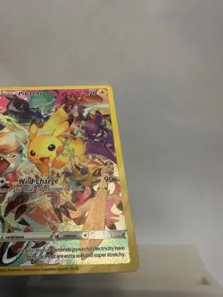 Pokemon Pikachu Secret Rare Full Art Holo 160/159 Crown Zenith NM - Image 3