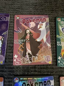 Pokemon Mengka Chinese TR Demon Slayer Crossover Complete Set Of 15 - Image 3