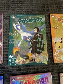 Pokemon Mengka Chinese TR Demon Slayer Crossover Complete Set Of 15 - Image 4