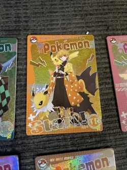 Pokemon Mengka Chinese TR Demon Slayer Crossover Complete Set Of 15 - Image 5