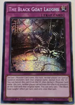 Yugioh - The Black Goat Laughs - MP25-EN057 - Prismatic Secret Rare - NM/M - Image 1