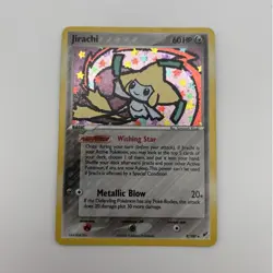 Pokemon TCG Jirachi EX Deoxys Holo Rare 60HP 9/107 English 2005 - Image 1