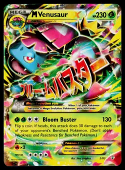M Venusaur EX - Holo 2/83 Ultra Rare Pokemon Generations NM - Image 1
