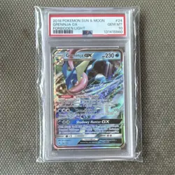 Pokemon Greninja GX 24/131 Sm-Forbidden Light Full Art Ultra Rare Holo PSA 10 - Image 1