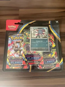 Pokemon TCG: Phantasmal Flames Triple Blister Pack (Weavile) - New & Sealed - Image 1