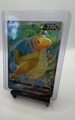 Dragonite V (Full Art) 076/078 Pokemon GO Holo - Image 1