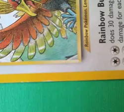 POKEMON HO-OH 18/64 NEO-REVOLUTION Unlimited Rare LP with large EDGE DING 2001 - Image 4
