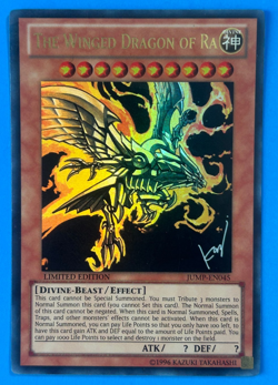 Yugioh! The Winged Dragon of Ra JUMP-EN045 Ultra Rare Limited Edition LP - Image 1