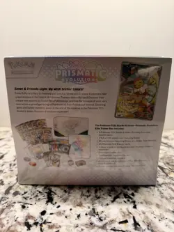 Pokemon TCG: Prismatic Evolution Elite Trainer Box ETB Factory Sealed -tiny hole - Image 2