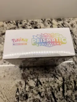 Pokemon TCG: Prismatic Evolution Elite Trainer Box ETB Factory Sealed -tiny hole - Image 5