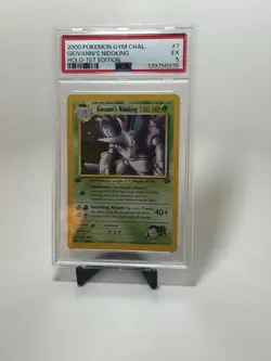 2000 POKEMON GYM CHALLENGE #7 GIOVANNI'S NIDOKING HOLO-1ST EDITION - Image 1