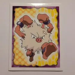 Pokemon - Primeape - Topps Merlin Sticker - Series 1 - #57/240 - 1999 - Image 1