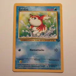 Goldini / Goldeen - Pokemon TCG Karte, Dschungel / Jungle - 53/64 - 1999 Deutsch - Image 1