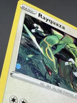 Rayquaza SWSH029 Promo - HEAVY COSMOS HOLO - Large Confetti Glints - NM Pokemon - Image 2