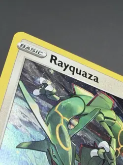 Rayquaza SWSH029 Promo - HEAVY COSMOS HOLO - Large Confetti Glints - NM Pokemon - Image 3