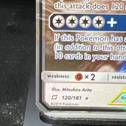 Pokemon Eevee & Snorlax GX Ultra Rare TAG TEAM Holo 120/181 SM Team Up - Image 4