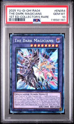 PSA 10 💎💎 Yugioh! The Dark Magicians - RA04-EN054 - Collector's Rare - Image 1